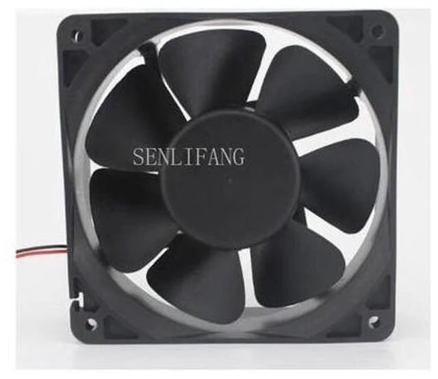 Main image of YDH1238S24 DC 24V 0.3A 12038 12CM 120*120*38mm 2 Wires High Precision Ball Bearings Inverter Cooling Fan