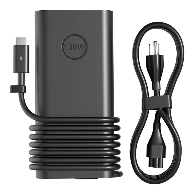 Main image of HSXIRQA 130W USB-C Charger Compatible with Dell Precision 5530 5770 5760 5750 5680 5570 5560 5550 5490 5480 5470 3590 3581 3580 3571 3570 3561 3560 3551 3550 3541 3490 3480 3470 3540 Laptop