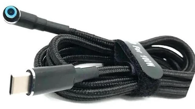 Main image of 100W PD USB-C to DC 4.5×3.0mm Laptop Charging Converter Cable, Type-C PD to DC Power Adapter Cord