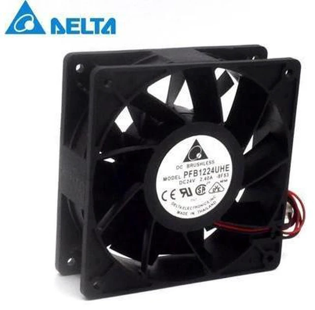 Main image of 2pcs New and Original PFB1224UHE 12CM 24V 2.40A inverter cooling fan violence for Delta 120 * 120 * 38mm