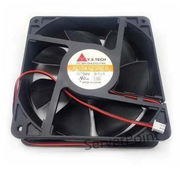 Main image of FD241238EB 12038 12cm 24V 0.52A Dual ball bearing cooling fan 3000RPM 135CFM