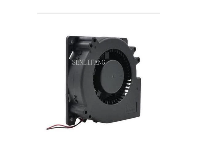 Alt view image 2 of 2 - YY12032H12B 12CM 12V 12032 1.0A 120*120*32MM 2 wire turbo fan large wind dual ball blower
