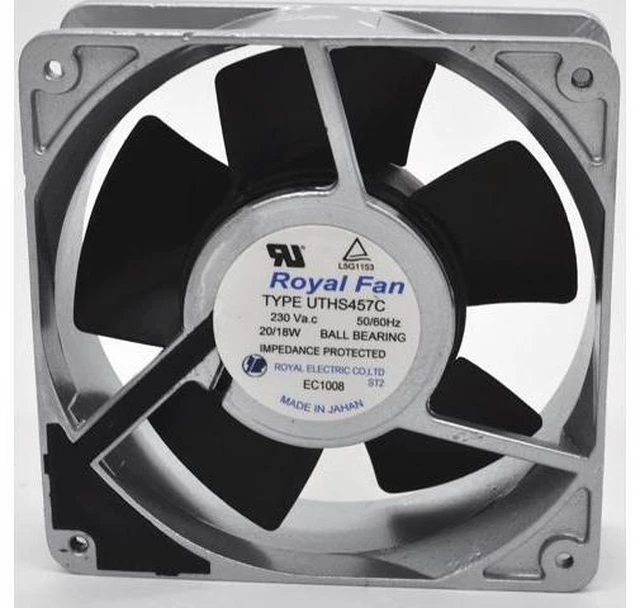 Main image of UTHS457C 230V original Japanese ROYAL FAN 120 * 120 * 38MM full metal high temperature resistant fan