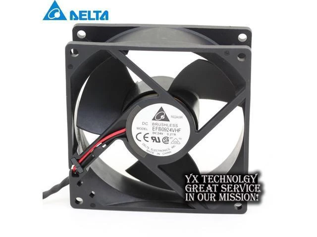 Main image of and EFB0924VHF 9CM 9032 24V 0.27A two line drive fan Delta 90*90*32mm