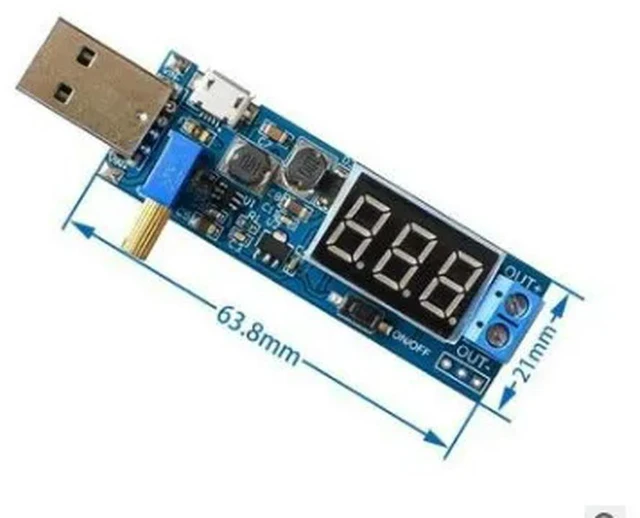 Alt view image 2 of 2 - DC-DC 5V to 3.5V 12V USB Step UP Down Power Supply Module Adjustable Boost Buck Converter Out DC 1.2V-24V