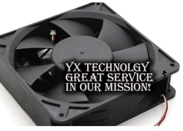 Alt view image 3 of 3 - EFE0381B1-Q000-F99 14CM 12V 4.08W durable dual ball bearing fan 140 * 140 * 38mm