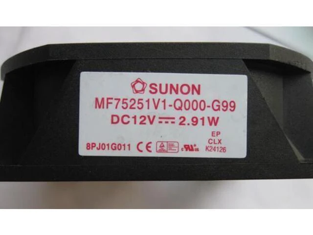 Alt view image 2 of 4 - Original SUNON MF75251V1-Q000-G99 DC 12V 2.91W 3-wires Projector Cooling Fan