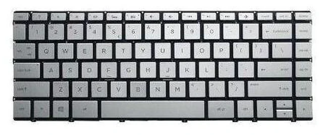 Main image of Laptop US Keyboard For HP For ENVY 13-AH 13-AH0000 With Backlight Sliver