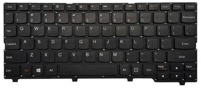Alt view image 2 of 3 - replacement keyboard for Lenovo Ideapad 110S-11AST 110s-11IBR US Black without backlit