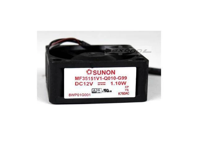 Alt view image 2 of 7 - New SUNON 3515 MF35151V1-Q010-G99 12V 1.10W 35mm x 15mm projector with built-in cooling fan