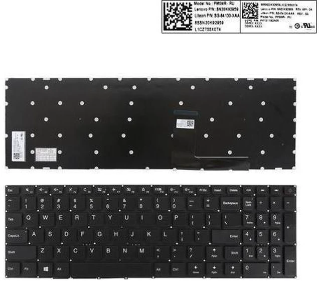 Main image of Keyboard for LENOVO IDEapad 110-15ACL 110-15AST 110-15IBR BLACK win8 US