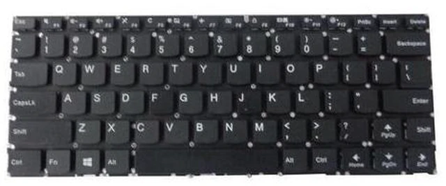 Main image of replacement keyboard for Lenovo V310 (14) V310-14IAP V310-14IKB V310-14ISK Black Non-Backlit US