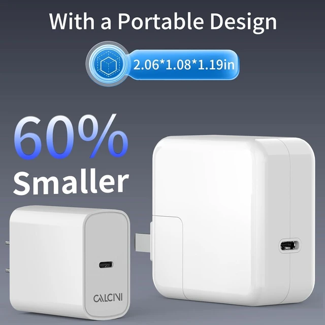 Alt view image 4 of 7 - USB C Charger 65W Type C Fast Charger for MacBook Pro Galaxy iPhone 15 iPad Pro and More