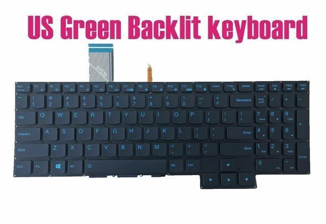 Main image of replacement keyboard for Lenovo IDEapad Gaming 3-15ARH05 3-15IMH05 US Backlit Blue