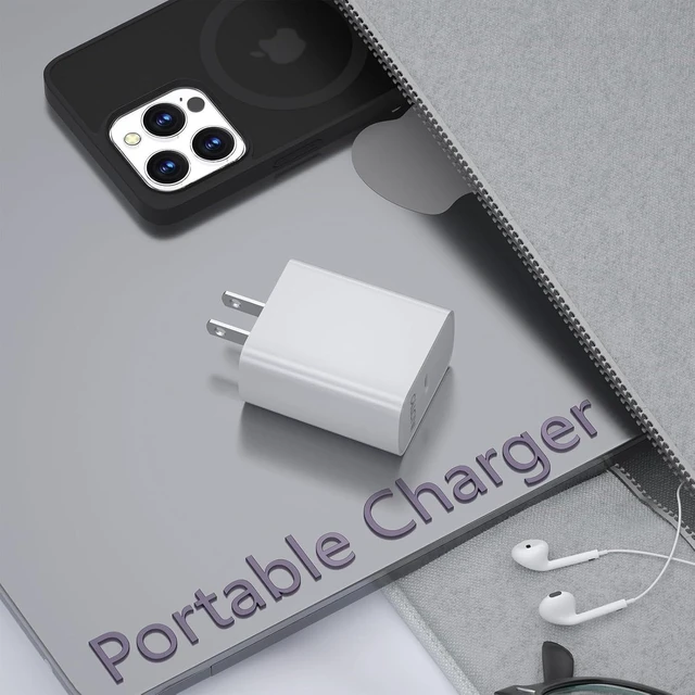 Alt view image 6 of 7 - USB C Charger 65W Type C Fast Charger for MacBook Pro Galaxy iPhone 15 iPad Pro and More