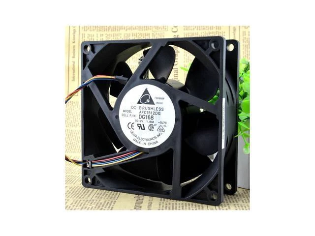 Alt view image 2 of 4 - For Delta 15050 12V 1.80A AFC1512DG DG168 15CM large air volume cooling fan 150 * 50