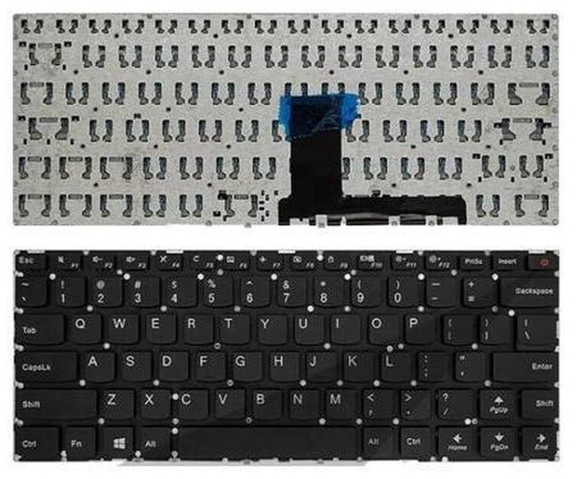 Main image of US black Keyboard for Lenovo IDEapad 110-14IBR 110-14AST no frame