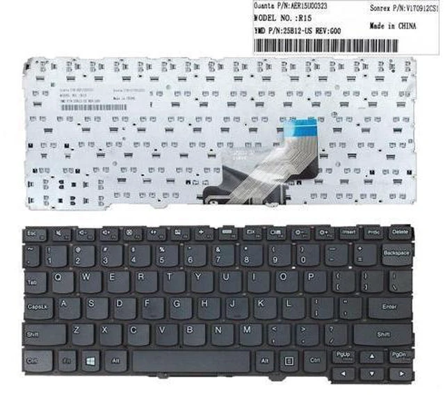 Main image of Keyboard for LENOVO YOGA 3 11 inches 300-11IBR 300-11IBY BLACK (Without FRAME Win8)US