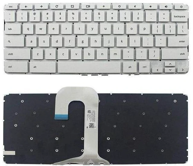 Main image of US White color Keyboard for HP Chromebook 14-ca 14-CA020NR 14-CA021NR 14-CA023NR