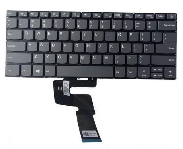 Main image of US black Keyboard for Lenovo Flex 5-1570 80XB 81CA Flex 5-1470 81C9 80XA
