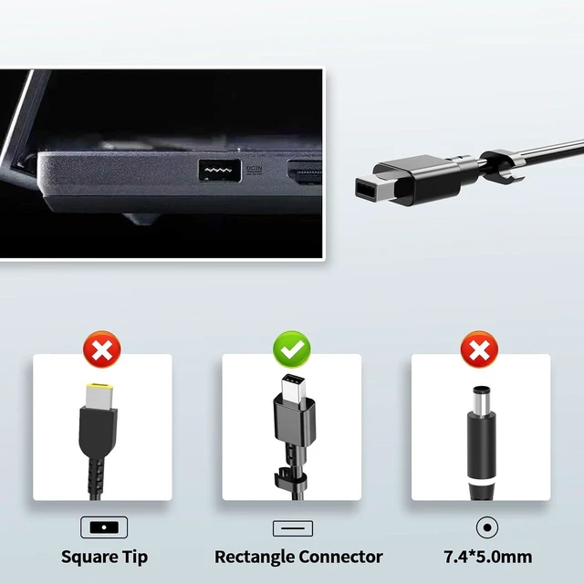 Alt view image 6 of 6 - 240W AC Charger Compatible with Asus Rog Zephyrus G16 GU605 GU605MY GU605MZ GU605M GU605MZ-XS96 GU605MY-XS96 FA608WI-AB96 FA608WV-DB94, Tuf A16 FA608 FA608W FA608WI FA608WV ADP-240EB B