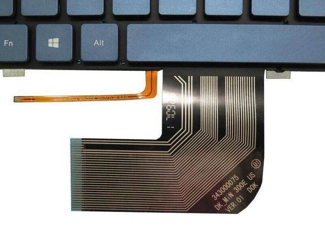 Alt view image 3 of 5 - Backlit Blue US Keyboard Forumper EZbook X4 DK MIN 300E 343000075 English