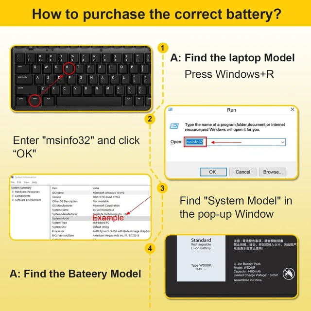 Alt view image 5 of 5 - iROCCMIN 4400mAh 50Wh WDX0R Laptop Battery Replacement for Dell Inspiron 13/15/17 5000/7000 (5368 5378 7378 5568 5578 5580 5767 5770), Latitude 3180-3590, Vostro 5568 5468 Compatible WDXOR P69G 3CRH3