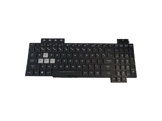Alt view image 2 of 7 - replacement keyboard for Asus TUF Gaming FX504 FX505 FX507 FX80 FX86 Backlit - FULL RGB