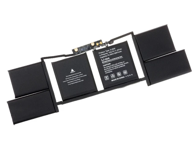 Main image of Powerwarehouse New A1820 Replacement Battery for Apple MacBook Pro 15.4 A1707 Late 2016, A1707 Mid 2017 11.4V 6667mah