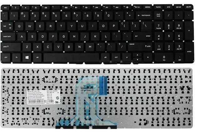 Main image of US Black Keyboard for HP 15-BA 15-BA138CA 15-BA140CA 15-BA154NR 15-BA078DX
