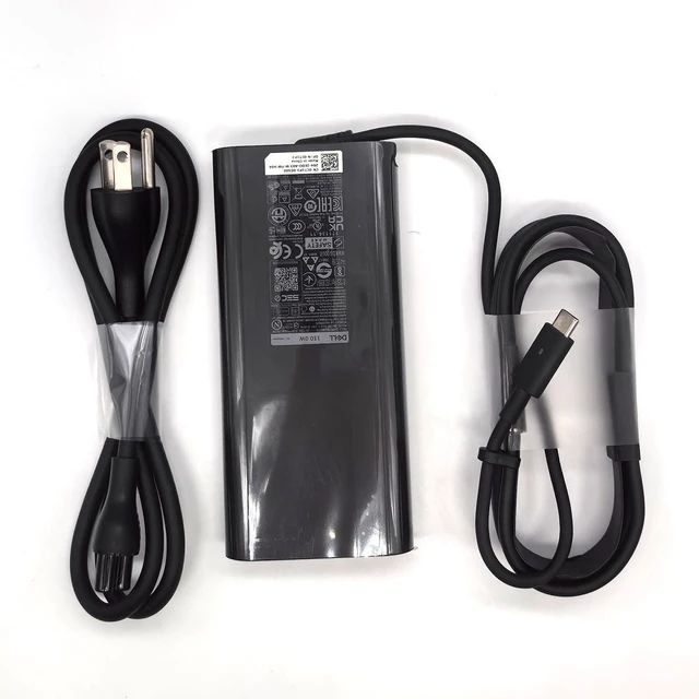 Alt view image 3 of 5 - Original Replacement for Dell Laptop Charger 130W USB C Type C AC Adapter,XPS 15 9500 9510 9520 XPS 17 9700 9710 9720 9730 AC Charger, DA130PM170, HA130PM170, DA130PM200.
