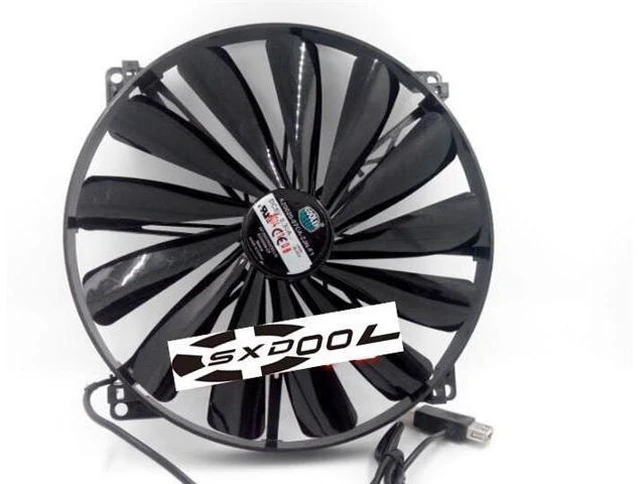 Main image of 5V USB cooling fan Cooler Master A20020-07CA-2JN-F1 5V 0.30A 20CM 20020 round cooler