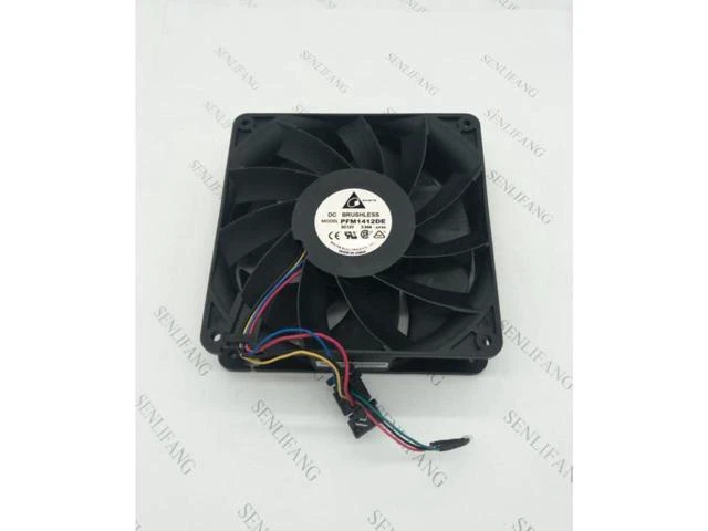 Alt view image 2 of 4 - original PFM1412DE 14cm 14038 140x140x38mm DC12V 5.04A Server cooler large air volume supercharged cooling fan