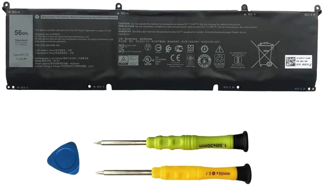 Main image of AOMKA 8FCTC Laptop Battery Replacement for Dell XPS 15 9500 Precision 5550 Alienware M15 R3 R4 M17 R3 R4 Series Notebook 69KF2 08FCTC 70N2F 070N2F 0P8P1P 0DVG8M 0M59JH 11.4V 56Wh 4650mAh