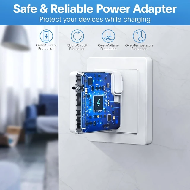 Alt view image 4 of 7 - Mac Book Pro Charger - 118W USB C Charger Fast Charger Compatible with MacBook pro/Air M1 M2 M3 M4 M5 ipad Pro Galaxy and More Include Charge Cable