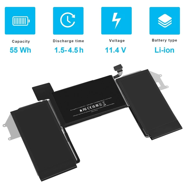 Alt view image 2 of 5 - Futurebatt A2337 Battery Replacement for MacBook Air 13 Inch 2020 M1 A2389 A2337 EMC 3589 MGND3 MGN73 MGNA3 MGNE3 MGN63LL/A MGN73LL/A