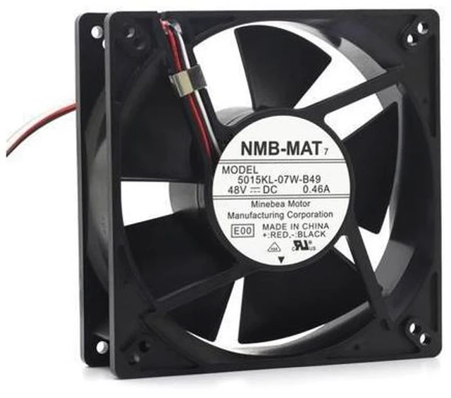 Main image of NMB 5015KL-07W-B49 12.7CM 127mm 12738 DC 48V 0.46A Server Inverter Cooling Fan 127X127X38mm 4000RPM High Speed CFM 180CFM