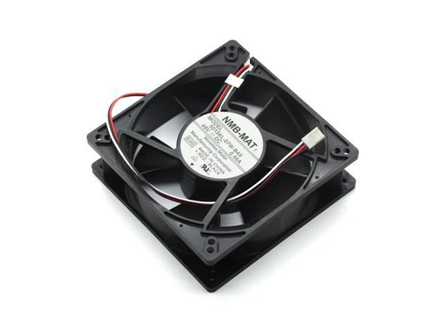 Alt view image 2 of 5 - NMB 5015KL-07W-B49 12.7CM 127mm 12738 DC 48V 0.46A Server Inverter Cooling Fan 127X127X38mm 4000RPM High Speed CFM 180CFM