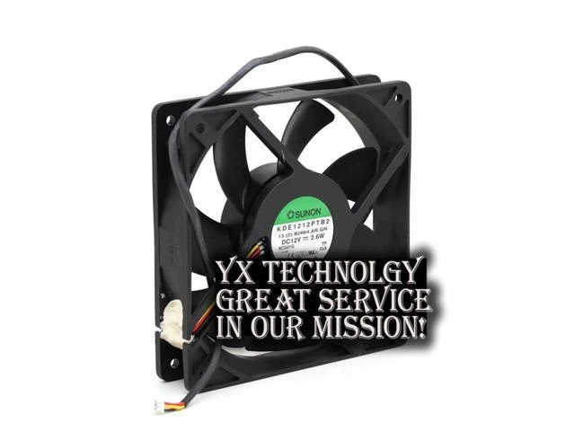 Alt view image 2 of 6 - SUNON KDE1212PTB2 12025 12V 2.6W three line stall warning fan 120*120*25mm