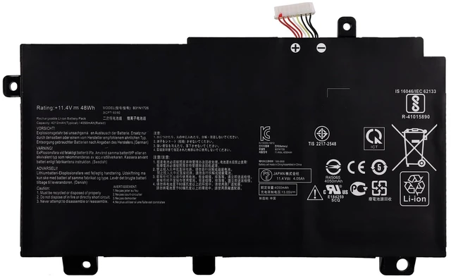 Main image of Vvsialeek New B31N1726 48Wh Laptop Battery Compatible with ASUS FX80 FX80GM FX80GE FX80GD FX505 FX504GD