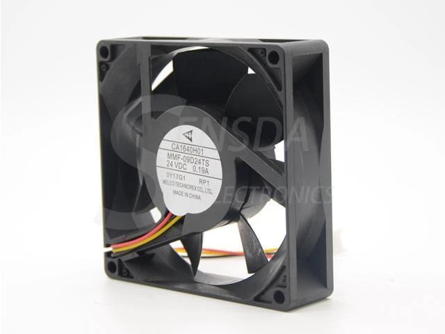 Alt view image 4 of 7 - New original Melco CA1640H01 MMF-09D24TS RP1 9225 9025 9cm DC 24V 0.19A For Mitsubishi A740 F740 cooling fan PLC ABB cooler