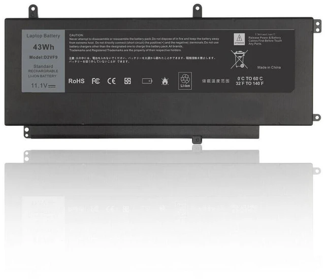 Main image of 45Wh Battery for Dell D2VF9 0PXR51 PXR51