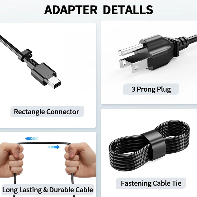 Alt view image 2 of 7 - 200W Charger Compatible with Asus ProArt P16 PZ13 PX13 H7606 HN7306 ROG Zephyrus G16 G14 GU605 GU605M GA605W GA605 GU605MY GU605MZ ADP-200JB K Power Adapter