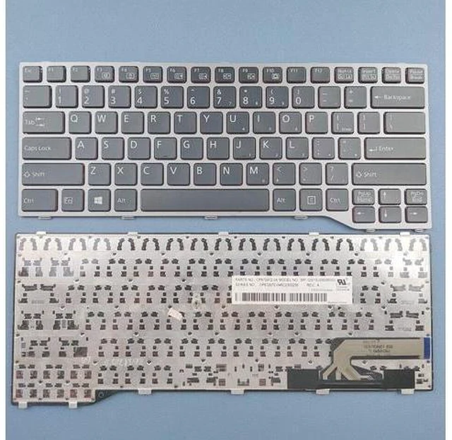 Main image of Laptop Keyboard for Fujitsu Lifebook T725 T726 Q775 Q737 Q736 US BLACK