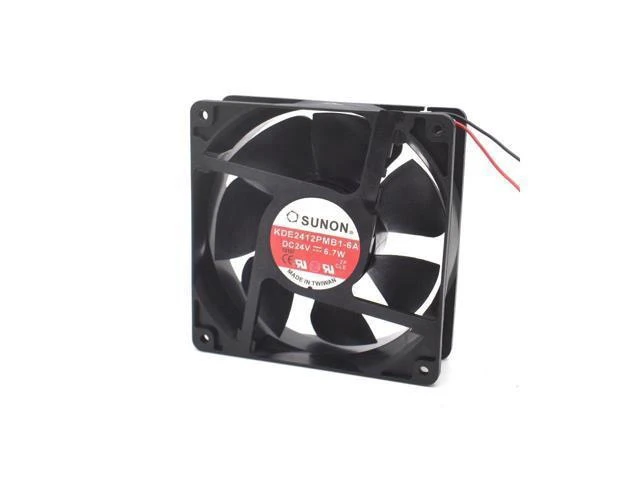 Alt view image 4 of 5 - SUNON KDE2412PMB1-6A 12038 DC 24V 6.7W 120X120X38MM 12cm server cooling fan