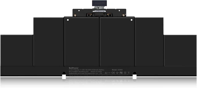 Alt view image 3 of 7 - BatPower A1618 Replacement Laptop Battery for Apple Mid 2015 MacBook Pro 15-inch Retina A1398 EMC 2909 EMC 2910 Battery MacBook Pro 15" Retina A1398 Apple A1618 Battery 99.5Wh