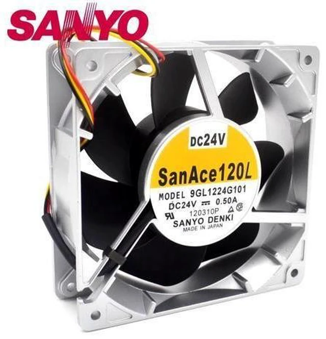 Main image of New 9GL1224G101 12038 24V 0.5A 12cm cooling fan temperature gale 120*120*38mm