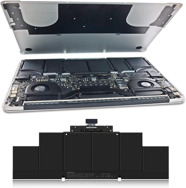 Alt view image 7 of 7 - BatPower A1618 Replacement Laptop Battery for Apple Mid 2015 MacBook Pro 15-inch Retina A1398 EMC 2909 EMC 2910 Battery MacBook Pro 15" Retina A1398 Apple A1618 Battery 99.5Wh