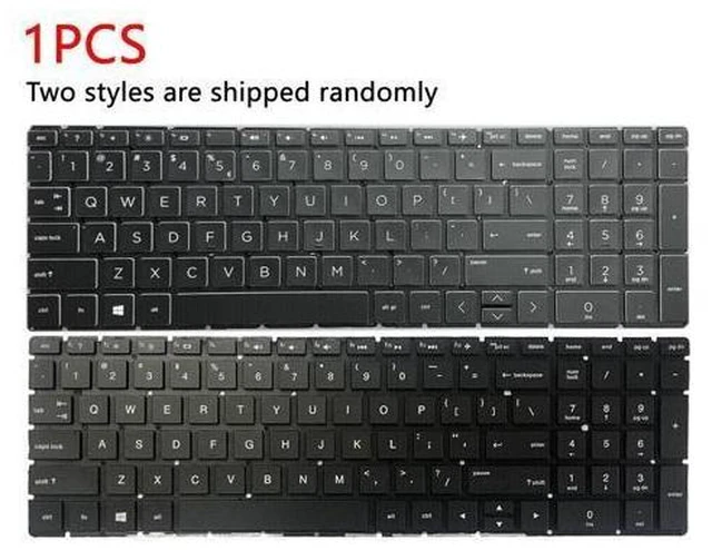 Main image of replacement keyboard for HP 15-dk0096wm 15-dk0068wm 15-dk0056wm US with Backlit Black
