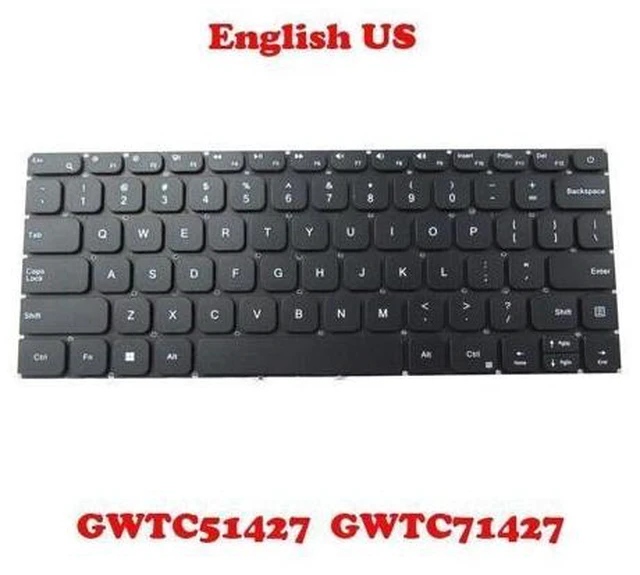Main image of US Keyboard For Gateway GWTC51427 GWTC71427 GWTC51427-Black color SL BL RG GWTC71427-BL